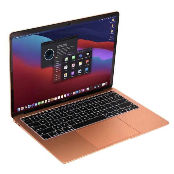 macbook air gold big sur side